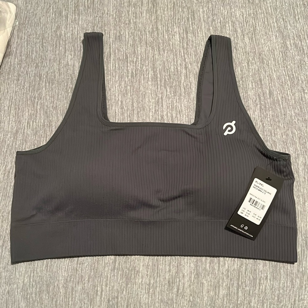 XL/XXL Peloton Seamless Square Sports Bra NWT